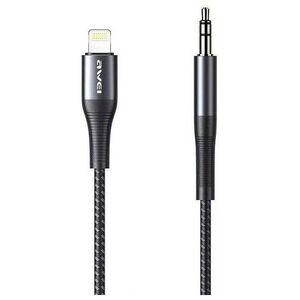 Adapter iPhone Lightning - Jack 3.5 AWEI (CL-116L) black 6954284001052