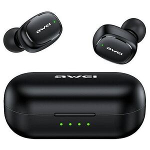Bluetooth 5.1 TWS Headphones + AWEI Docking Station (T13Pro) black 6954284001823