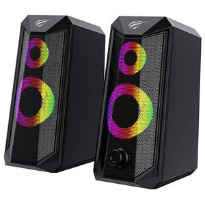 HAVIT SK202 Computer speakers 2.0 RGB (black) 6939119035167