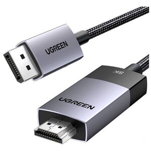 DisplayPort to HDMI cable Ugreen DP115, 8k 60 Hz, 2m (black) 6957303883974
