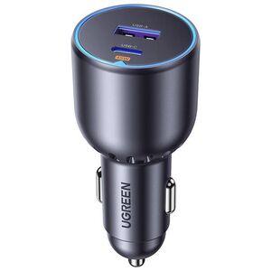 Car charger Ugreen EC701, USB + USB-C, 63W (black) 6941876230235