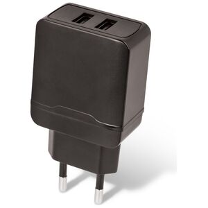 Setty charger 2x USB 2,4A black 5900495758392