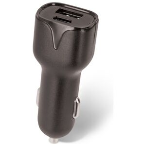 Setty car charger 1x USB 1x USB-C 2,4A black 5900495758477