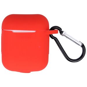 Case for Airpods / Airpods 2 red with hook 5900495825476