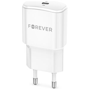 Forever TC-01-20C PD QC charger 1x USB-C 20W white 5900495885968