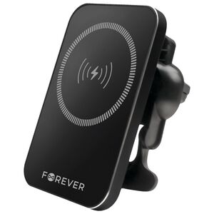 Forever car holder for air vent MACH-100 magnetic with wireless charging black 15W 5900495275196