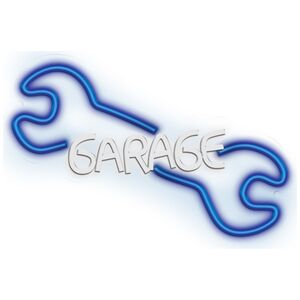 Neon PLEXI LED GARAGE blue white NNE22 Neolia 5900495546203