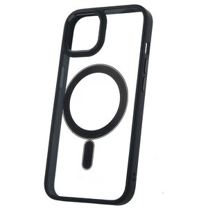 Satin Clear Mag case for iPhone 15 Pro Max 6,7&quot; black 5907457714007