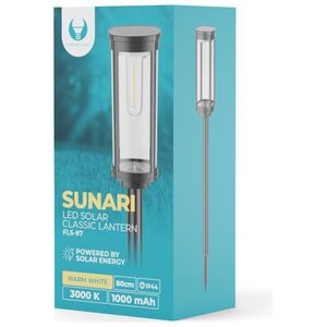 SUNARI Solar Lamp LED FLS-97 CLASSIC Post 3000K 1000mAh Ni-MH Forever Light 5907457720725