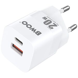 BWOO 20W mini wall charger CDA156 USB-C, USB-A 6933654811873