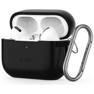 Case for APPLE AIRPODS PRO 1 / 2 Tech-Protect Silicone Hook black 5906302313297