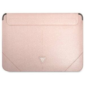 Guess sleeve GUCS14PSATLP 14” pink Saffiano Triangle 3666339039905