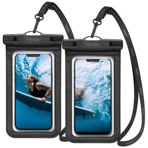 Spigen A601 Universal Waterproof Case 2-Pack black 8809811860764