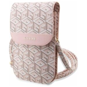 Guess bag for phone GUWBHGCFSEP pink Wallet GCube Stripe 3666339112769