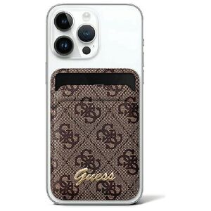 Guess wallet GUWMSHG4SHW brown Cardslot Magsafe Stand 4G Classic 3666339170424