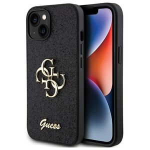 Guess case for iPhone 15 6,1&quot; GUHCP15SHG4SGK black HC Fixed Glitter Big 4G 3666339147365