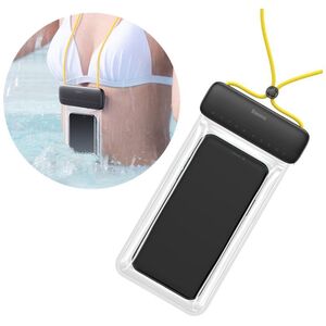 Baseus Husa Waterproof pentru Telefon 7.2" - Baseus Let"s Go (ACFSD-DGY) - Yellow 6953156220775 έως 12 άτοκες Δόσεις