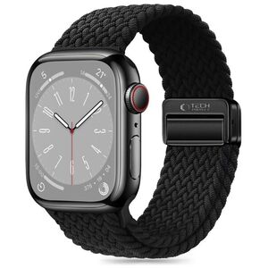 Strap for APPLE WATCH 3 / 4 / 5 / 6 / 7 / 8 / 9 / SE (38 / 40 / 41 MM) Tech-Protect Nylonmag black 5906302312870