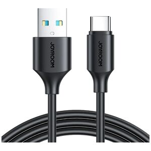 JoyRoom USB to Type-C Cable, Fast Charging, 480Mbps, 3A, 0.25m - JoyRoom (S-UC027A9) - Black 6956116733223 έως 12 άτοκες Δόσεις