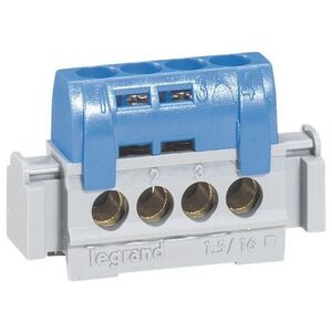 Legrand Listwa przyłączowa N-4 IP2x 1,5-16 mm2 niebieska 004840
