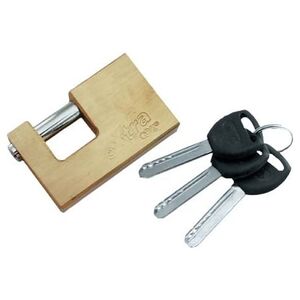 Modeco Kłódka mosiężna EXTRA LOCK trzpieniowa 90mm MN-02-490
