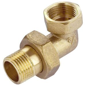 Invena Złączka mosiężna kątowa 3/4" (H/ZM-19-020)