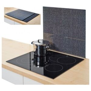 Zeller Szklana deska/ochrona granit, 50x56x0.78cm, antracytowy