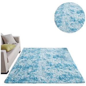 Strado Dywan Ombre Shaggy Strado 140x200 OmbreBlue (Jasny Niebieski) uniwersalny