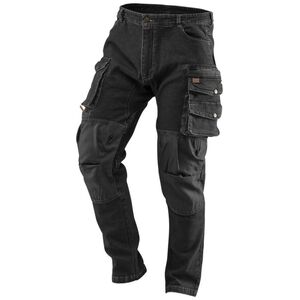 Neo Spodnie robocze DENIM, czarne, rozmiar L