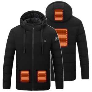 Mozos HJ3 Ogrzewana elektryczna kurtka unisex r. XL, Czarna