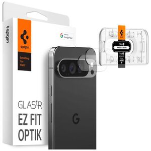 Camera Cover GOOGLE PIXEL 9 PRO XL Spigen Optik. TR ”EZ FIT” Camera Protector 2-pack Crystal Clear 8809971233149