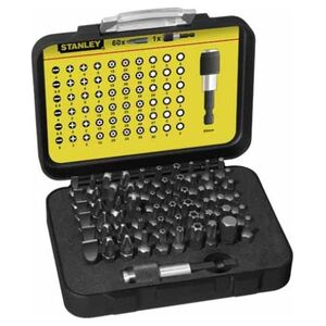 Stanley Zestaw bitów 1/4" 61szt. (13-902)