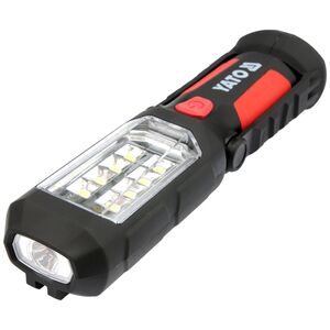 Yato Latarka diodowa warsztatowa 8+1 LED 2w1 magnetyczna 3xAA (YT-08513)
