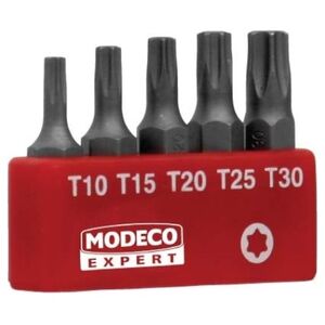 Modeco Komplet grotów Torx 25mm T10-T30 5szt. (MN-15-515)