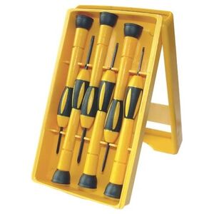 Modeco Komplet wkrętaków zegarmistrzowskich 4 Płaskie i 2 Philips 6szt. (MN-10-207)
