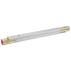Modeco Miara drewniana składana 1m biała - MN-80-149