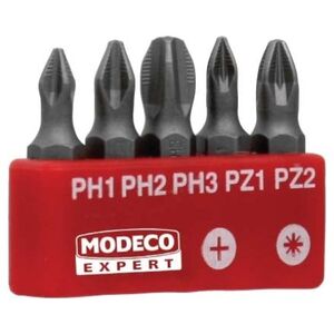 Modeco Komplet grotów 25mm PH1-PH3 I PZ1-PZ2 5szt. - MN-15-512