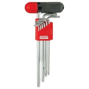Modeco Zestaw kluczy trzpieniowych torx typ L T10-T50 9szt. (MN-54-116)