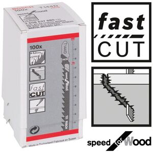 Bosch Brzeszczot do wyrzynarek T144D drewno 100mm (2.608.637.880)