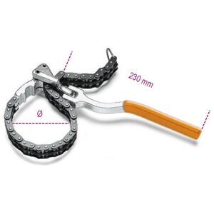 Beta Tools Klucz łańcuchowy do filtrów oleju (1488L)