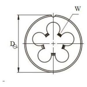 Fanar NarzynkaUNC 7/16-14 DIN-22568 (2A) HSS 800 (N1-121001-4130)