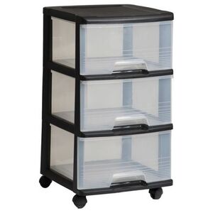 Curver Półsłupek 39cm czarny (50380)