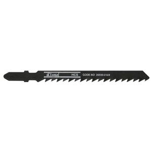 Luna Brzeszczot do wyrzynarek HCS z zębami szlifowanymi rozwartymi do drewna, 75mm, 5 szt. - 20590-0707