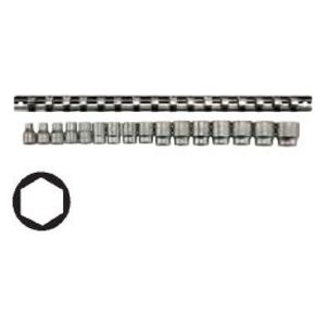 Teng Tools Zestaw nasadek 6-kątnych 3/8" 7-22mm 17szt. (116660101)