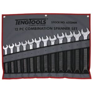 Teng Tools Zestaw kluczy płasko-oczkowych 1/4 - 3/4" 9szt. (151590601)