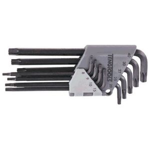 Teng Tools Zestaw kluczy trzpieniowych torx typ L T8 - T40 z otworem 9szt. (116600107)