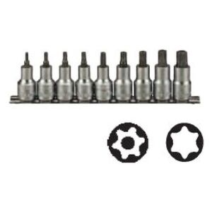 Teng Tools Zestaw nasadek trzpieniowych Torx 1/2" TX20-TX60 9szt. (38190054)