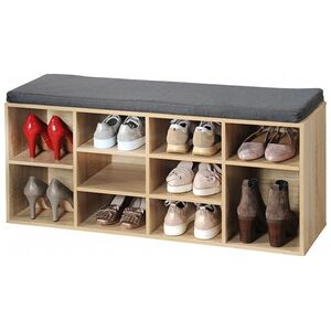 Kesper Szafka na buty z siedziskiem dąb sonoma Kesper 103,5x29,5x48cm uniwersalny