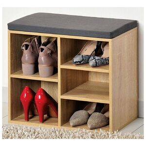Kesper Szafka na buty z siedziskiem Kesper brązowa 51,5x29,5x48cm uniwersalny