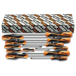 Beta Tools ZESTAW WKRĘTAK.PŁ.I KRZYŻ.BETAGRIP 12SZT 1263/S12 BETA UTENSILI S.P.A.
